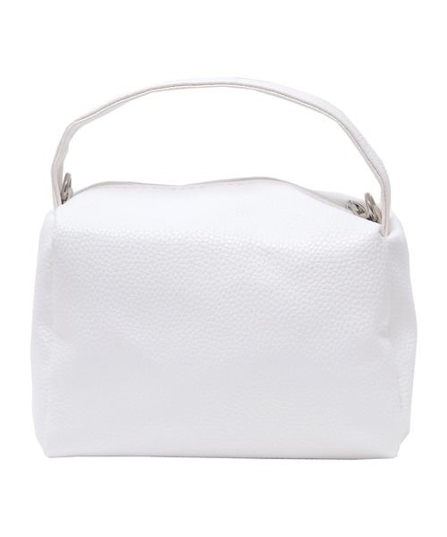 titivate（ティティベイト）の「2wayｴｺﾚｻﾞｰｽｸｴｱﾊﾞｯｸﾞ（ハンドバッグ・レディース・イエロー/ブラック/ホワイト/グリーン・FREE）」の10枚目の写真