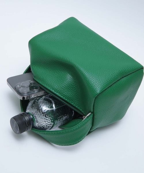 titivate（ティティベイト）の「2wayｴｺﾚｻﾞｰｽｸｴｱﾊﾞｯｸﾞ（ハンドバッグ・レディース・イエロー/ブラック/ホワイト/グリーン・FREE）」の15枚目の写真