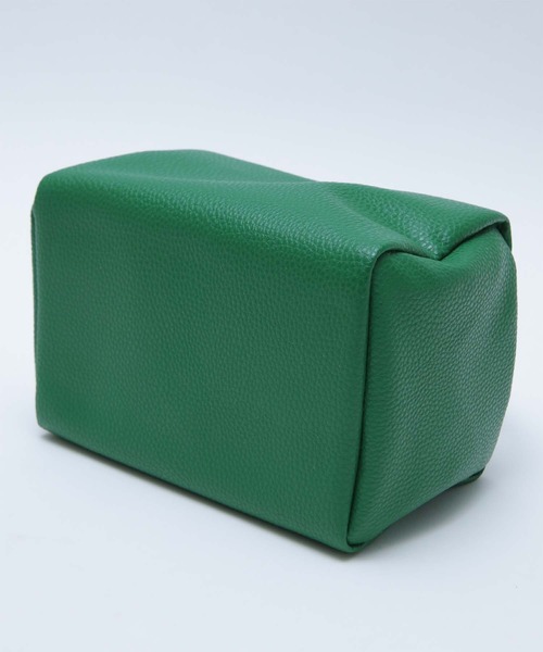 titivate（ティティベイト）の「2wayｴｺﾚｻﾞｰｽｸｴｱﾊﾞｯｸﾞ（ハンドバッグ・レディース・イエロー/ブラック/ホワイト/グリーン・FREE）」の6枚目の写真