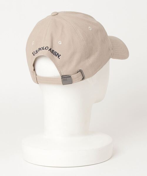 U.S. POLO ASSN.(ユーエスポロアッスン)の「【U.S. POLO ASSN./ユーエスポロアッスン】カラーポニー ウォッシュツイル ベースボールキャップ(キャップ・メンズ・ブラック/カーキ/ネイビー・FREE)」の5枚目の写真