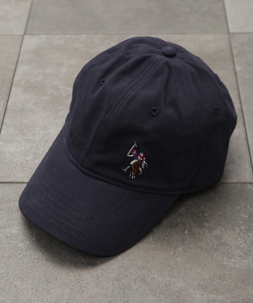 U.S. POLO ASSN.(ユーエスポロアッスン)の「【U.S. POLO ASSN./ユーエスポロアッスン】カラーポニー ウォッシュツイル ベースボールキャップ(キャップ・メンズ・ブラック/カーキ/ネイビー・FREE)」の3枚目の写真