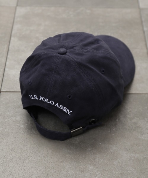 U.S. POLO ASSN.(ユーエスポロアッスン)の「【U.S. POLO ASSN./ユーエスポロアッスン】カラーポニー ウォッシュツイル ベースボールキャップ(キャップ・メンズ・ブラック/カーキ/ネイビー・FREE)」の7枚目の写真