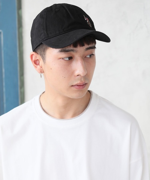 U.S. POLO ASSN.(ユーエスポロアッスン)の「【U.S. POLO ASSN./ユーエスポロアッスン】カラーポニー ウォッシュツイル ベースボールキャップ(キャップ・メンズ・ブラック/カーキ/ネイビー・FREE)」の8枚目の写真