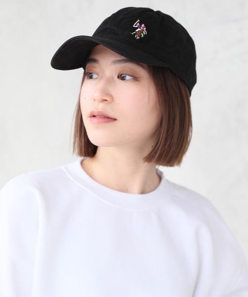 U.S. POLO ASSN.(ユーエスポロアッスン)の「【U.S. POLO ASSN./ユーエスポロアッスン】カラーポニー ウォッシュツイル ベースボールキャップ(キャップ・メンズ・ブラック/カーキ/ネイビー・FREE)」の11枚目の写真