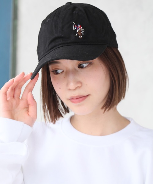 U.S. POLO ASSN.(ユーエスポロアッスン)の「【U.S. POLO ASSN./ユーエスポロアッスン】カラーポニー ウォッシュツイル ベースボールキャップ(キャップ・メンズ・ブラック/カーキ/ネイビー・FREE)」の10枚目の写真