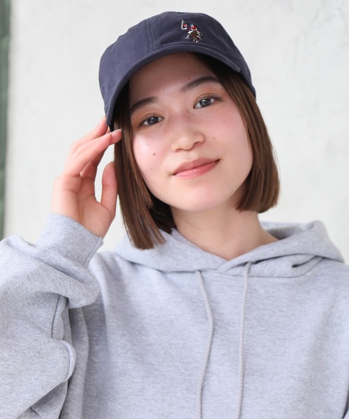 U.S. POLO ASSN.(ユーエスポロアッスン)の「【U.S. POLO ASSN./ユーエスポロアッスン】カラーポニー ウォッシュツイル ベースボールキャップ(キャップ・メンズ・ブラック/カーキ/ネイビー・FREE)」の18枚目の写真
