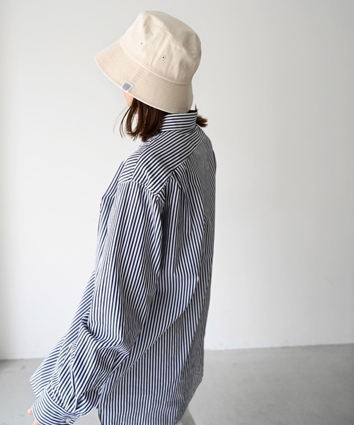 CANAL JEAN(キャナルジーン)の「El mar(エルマール) ヘリンボーンバケットハット(ハット・レディース・ブラック/ベージュ/カーキ・ONE SIZE)」の4枚目の写真