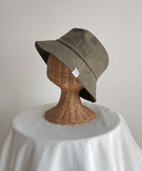 CANAL JEAN(キャナルジーン)の「El mar(エルマール) ヘリンボーンバケットハット(ハット・レディース・ブラック/ベージュ/カーキ・ONE SIZE)」の7枚目の写真