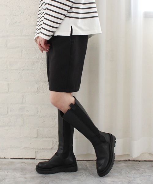 MODE ROBE(モードローブ)の「ハーフパンツ(その他パンツ・レディース・ブラック/ベージュ/アイボリー・FREE)」の8枚目の写真