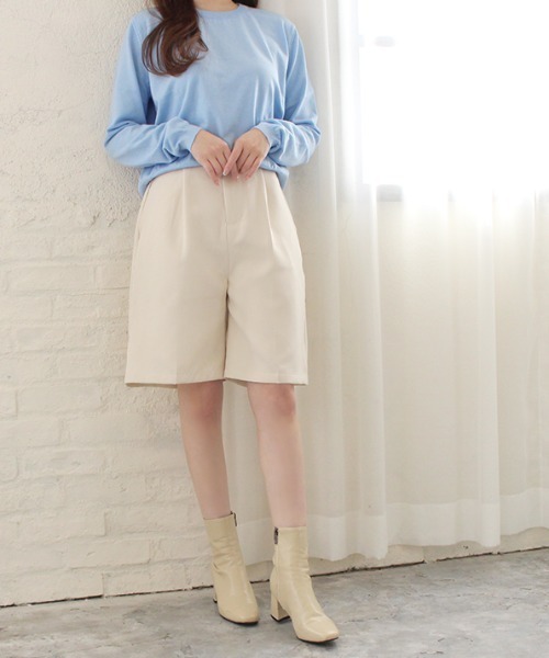 MODE ROBE(モードローブ)の「ハーフパンツ(その他パンツ・レディース・ブラック/ベージュ/アイボリー・FREE)」の14枚目の写真