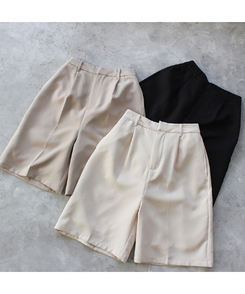 MODE ROBE(モードローブ)の「ハーフパンツ(その他パンツ・レディース・ブラック/ベージュ/アイボリー・FREE)」の16枚目の写真