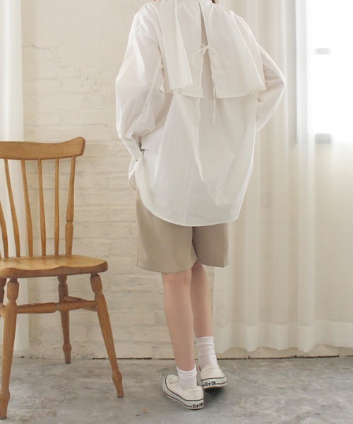 MODE ROBE(モードローブ)の「ハーフパンツ(その他パンツ・レディース・ブラック/ベージュ/アイボリー・FREE)」の19枚目の写真