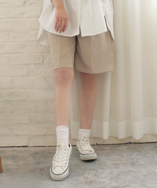 MODE ROBE(モードローブ)の「ハーフパンツ(その他パンツ・レディース・ブラック/ベージュ/アイボリー・FREE)」の20枚目の写真