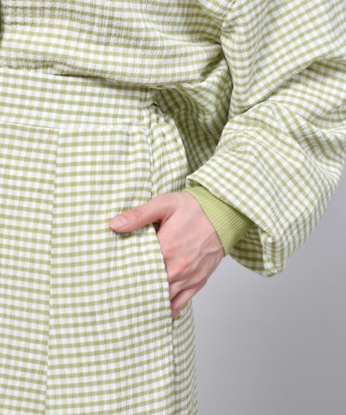 ems excite（エムズエキサイト）の「ギンガムチェックスカート（スカート・レディース・オレンジ/ブラック/グリーン・FREE）」の21枚目の写真