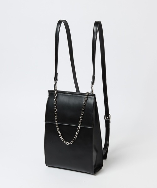 Heather（ヘザー）の「3WAYショルダーリュック　275690（バックパック/リュック・レディース・オフホワイト/ブラック・ONE SIZE）」の3枚目の写真