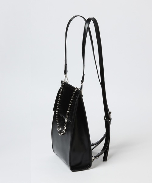 Heather（ヘザー）の「3WAYショルダーリュック　275690（バックパック/リュック・レディース・オフホワイト/ブラック・ONE SIZE）」の4枚目の写真