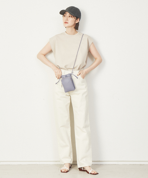 Abahouse Devinette（ドゥヴィネット）の「【Verseau】《セットアップ対応》ニットTシャツ（ニット/セーター・レディース・ホワイト/ブルー・フリー）」の8枚目の写真