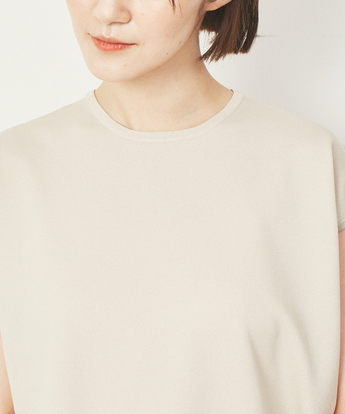 Abahouse Devinette（ドゥヴィネット）の「【Verseau】《セットアップ対応》ニットTシャツ（ニット/セーター・レディース・ホワイト/ブルー・フリー）」の11枚目の写真