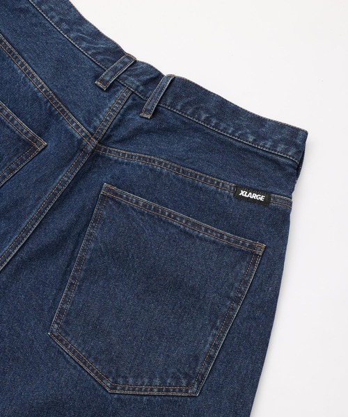 XLARGE(エクストララージ)の「WIDE DENIM PANTS(デニムパンツ・メンズ・インディゴブルー/ホワイト/ライトインディゴブルー・36inch/34inch/30inch/32inch)」の5枚目の写真