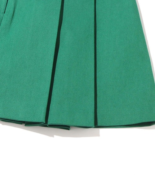 atmos pink（アトモスピンク）の「atmos pink プリーツミニスカート（スカート・レディース・ブラック/グリーン・M/S）」の6枚目の写真