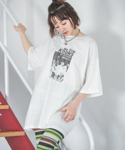 ひいしゃ　0107 ♡ JEANASIS（ジーナシス）の「USED ROCK TEE/281576（Tシャツ
