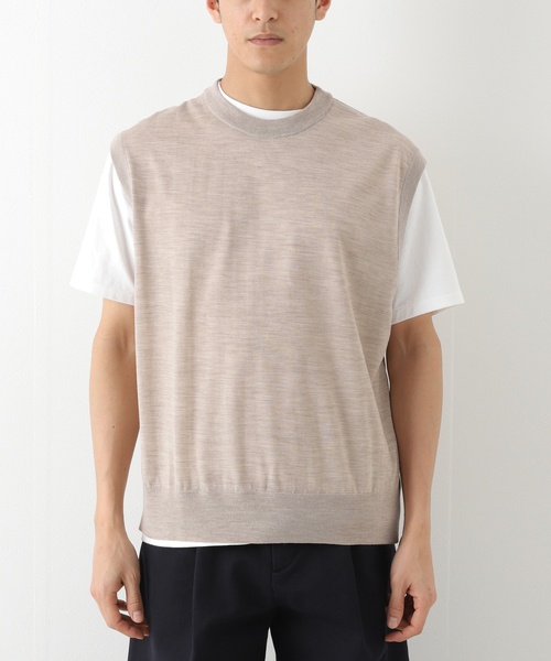 URU（ウル）の「【URU / ウル】KNIT VEST（ベスト・メンズ・ベージュ・FREE）」の15枚目の写真