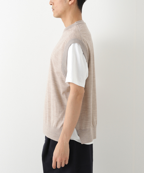 URU（ウル）の「【URU / ウル】KNIT VEST（ベスト・メンズ・ベージュ・FREE）」の16枚目の写真