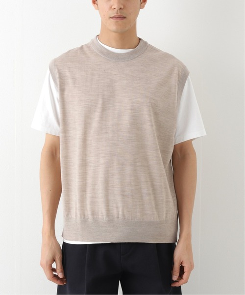 URU（ウル）の「【URU / ウル】KNIT VEST（ベスト・メンズ・ベージュ・FREE）」の3枚目の写真