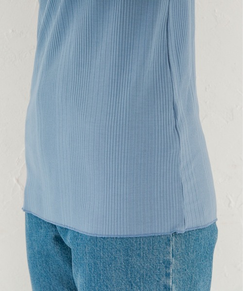 ANGIE（アンジー）の「カップ付きバックオープンキャミソール（キャミソール・レディース・ブラック/ブルー/グリーン/アイボリー/マスタード・SMALL/MEDIUM）」の7枚目の写真