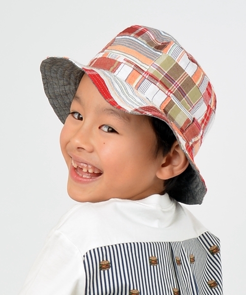 SHIPS（シップス）の「SHIPS KIDS:パッチワーク/クールマックス リバーシブル ハット 15SS（ハット・キッズ・グリーン/レッド・SMALL/X-SMALL/LARGE/XX-SMALL/MEDIUM）」の15枚目の写真