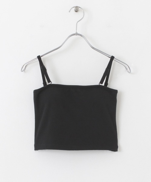 SENSE OF PLACE by URBAN RESEARCH（センスオブプレイスバイアーバンリサーチ）の「2WAYクロップドキャミソール（キャミソール・レディース・アイボリー/ブラック系その他/ベージュ・ONE）」の7枚目の写真