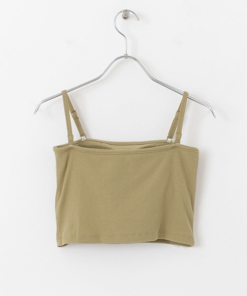 SENSE OF PLACE by URBAN RESEARCH（センスオブプレイスバイアーバンリサーチ）の「2WAYクロップドキャミソール（キャミソール・レディース・アイボリー/ブラック系その他/ベージュ・ONE）」の10枚目の写真