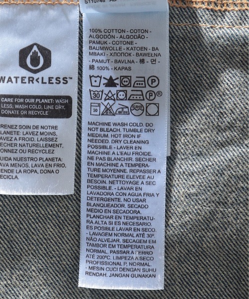 Levi's（リーバイス）の「LEVI'S(R) MADE&CRAFTED(R) TYPE III トラッカージャケット TARAI MADE IN JAPAN（デニムジャケット・メンズ・ダークインディゴブルー・S/M/L/XL）」の18枚目の写真