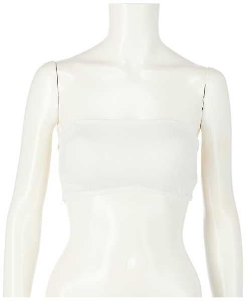 anap mimpi（アナップミンピ）の「バッククロスストラップパッドインブラトップ（チューブトップ・レディース・ホワイト/ブラック/グレー・FREE）」の9枚目の写真