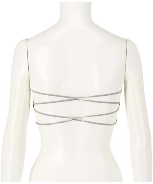 anap mimpi（アナップミンピ）の「バッククロスストラップパッドインブラトップ（チューブトップ・レディース・ホワイト/ブラック/グレー・FREE）」の12枚目の写真