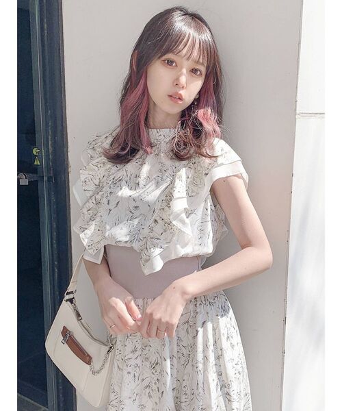dazzlin(ダズリン)の「ラインアートリブノースリワンピース(ワンピース・レディース・グレー/アイボリー/グリーン・SMALL/MEDIUM)」の18枚目の写真
