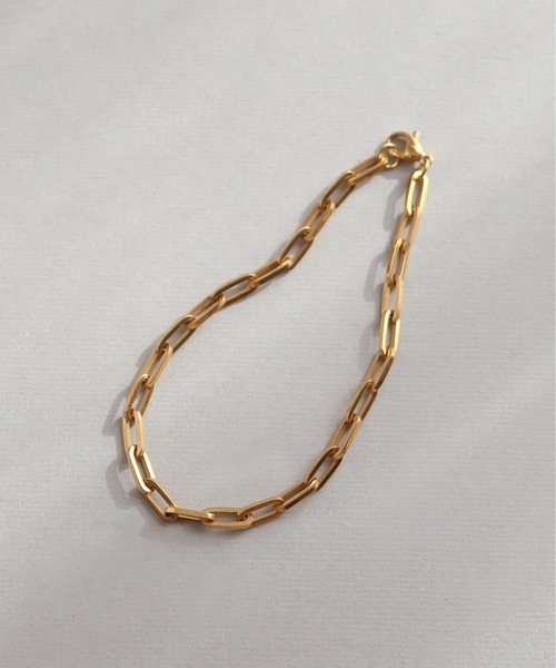 ieLS(イエルズ)の「金属アレルギー対応「ieLS」ステンレス チェーン ブレスレット(ブレスレット・メンズ・シルバー/ゴールド・ONE SIZE)」の5枚目の写真
