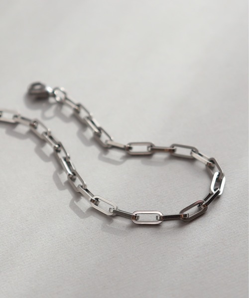 ieLS(イエルズ)の「金属アレルギー対応「ieLS」ステンレス チェーン ブレスレット(ブレスレット・メンズ・シルバー/ゴールド・ONE SIZE)」の4枚目の写真