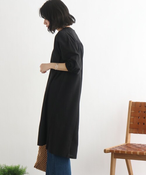 SHOO・LA・RUE（シューラルー）の「◆前開きロングワンピース（ワンピース・レディース・オフホワイト/ブラック/パープル系4・00）」の11枚目の写真