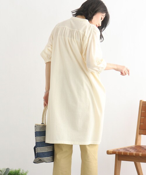 SHOO・LA・RUE（シューラルー）の「◆前開きロングワンピース（ワンピース・レディース・オフホワイト/ブラック/パープル系4・00）」の16枚目の写真