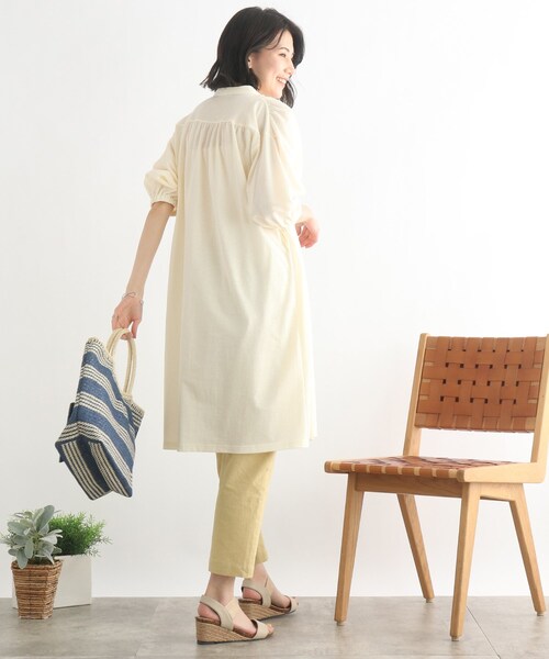 SHOO・LA・RUE（シューラルー）の「◆前開きロングワンピース（ワンピース・レディース・オフホワイト/ブラック/パープル系4・00）」の20枚目の写真