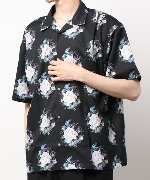 A4A(エーフォーエー)の「A4A/エーフォーエー/ROSES Short Sleeve Shirts/ローズショートスリーブシャツ(シャツ/ブラウス・メンズ・ブラック/グリーン・MEDIUM/LARGE)」の17枚目の写真