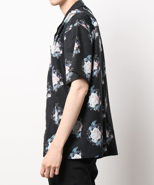 A4A(エーフォーエー)の「A4A/エーフォーエー/ROSES Short Sleeve Shirts/ローズショートスリーブシャツ(シャツ/ブラウス・メンズ・ブラック/グリーン・MEDIUM/LARGE)」の19枚目の写真
