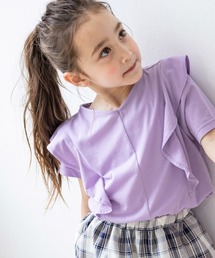 kids　2wayフリルショルダーTシャツ