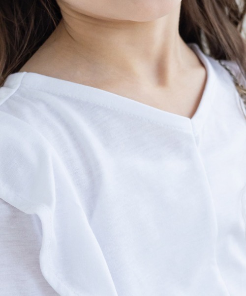 kids2wayフリルショルダーTシャツ