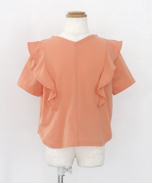 kids2wayフリルショルダーTシャツ