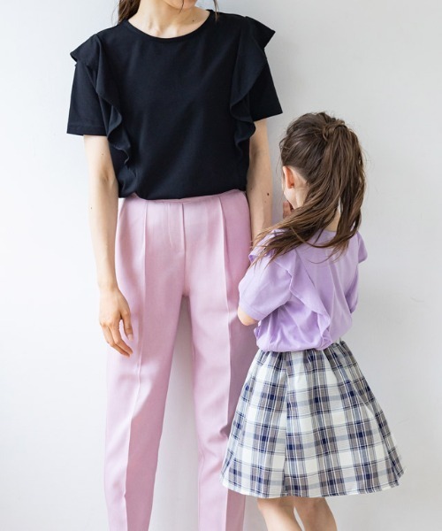 kids2wayフリルショルダーTシャツ