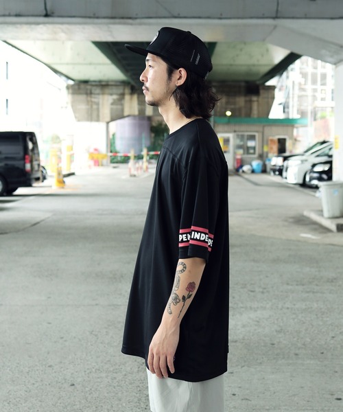 INDEPENDENT（インディペンデント）の「INDEPENDENT / インディペンデント ITC Streak S/S Jersey Top 半袖 ロゴ ジャージ カットソー（Tシャツ/カットソー・メンズ・ホワイト/ブラック・MEDIUM/LARGE/X-LARGE/XX-LARGE）」の9枚目の写真