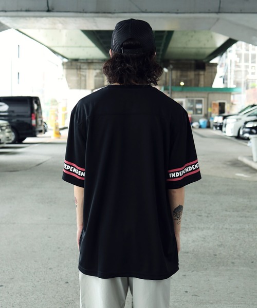 INDEPENDENT（インディペンデント）の「INDEPENDENT / インディペンデント ITC Streak S/S Jersey Top 半袖 ロゴ ジャージ カットソー（Tシャツ/カットソー・メンズ・ホワイト/ブラック・MEDIUM/LARGE/X-LARGE/XX-LARGE）」の10枚目の写真