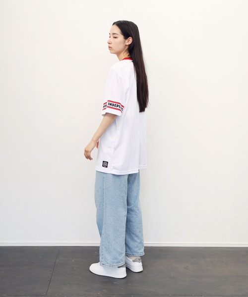 INDEPENDENT（インディペンデント）の「INDEPENDENT / インディペンデント ITC Streak S/S Jersey Top 半袖 ロゴ ジャージ カットソー（Tシャツ/カットソー・メンズ・ホワイト/ブラック・MEDIUM/LARGE/X-LARGE/XX-LARGE）」の14枚目の写真
